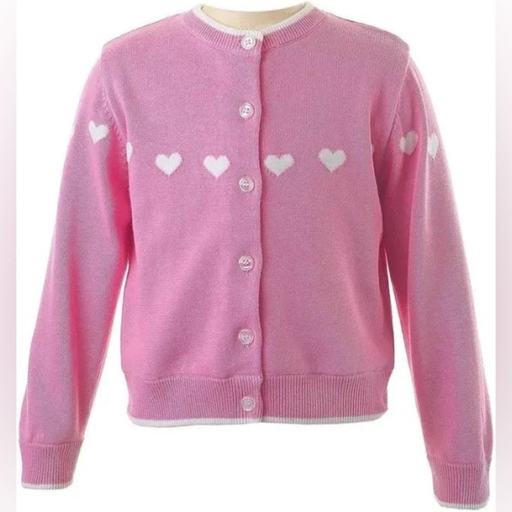 RACHEL RILEY Heart Cardigan Size 4Y